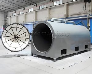 What is the function of a carbonization furnace