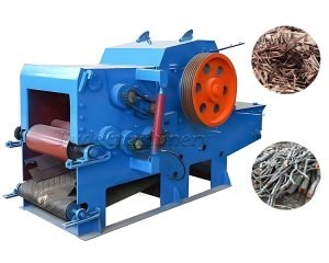 What kind of wood can be processed by drum wood...