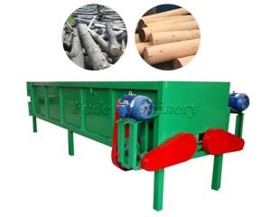 Working principle of wood peeling machine