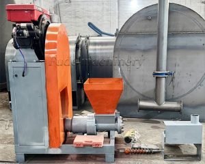 How efficient is the charcoal machine in produc...