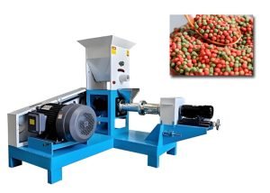 Aquatic shrimp and crab feed puffing machine
